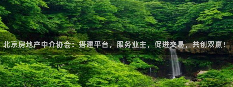 娱乐风暴二：北京房地产中介协会：搭建平台，服务业主，促进交易