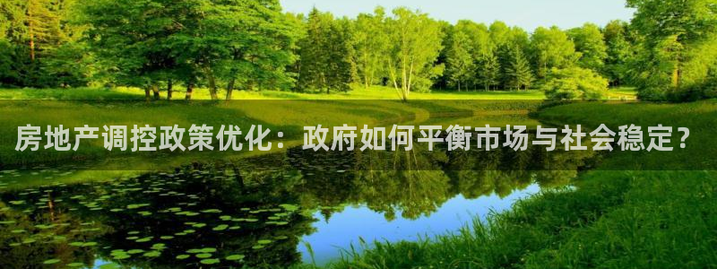 风暴娱乐fb：房地产调控政策优化：政府如何平衡市场与社会稳定