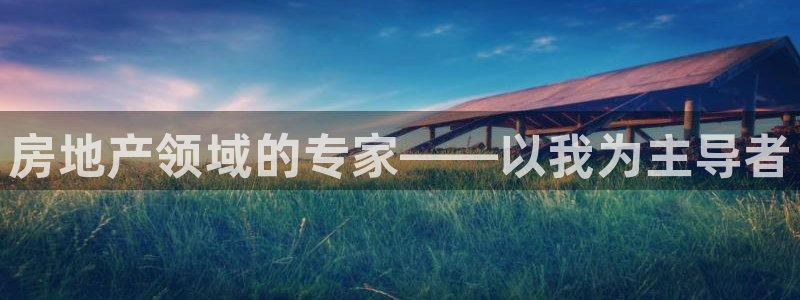 风暴娱乐下载地址：房地产领域的专家——以我为主导者