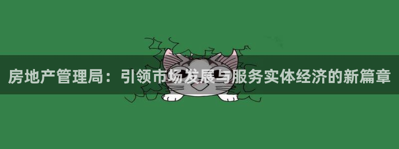 风暴娱乐求333OOa：房地产管理局：引领市场发展与服务实体