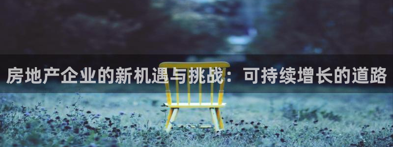 风暴娱乐5O6917：房地产企业的新机遇与挑战：可持续增长的