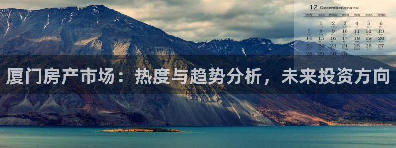 风暴娱乐主管是谁：厦门房产市场：热度与趋势分析，未来投资方向