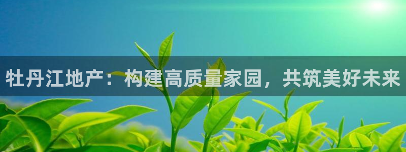风暴娱乐下5指尖：牡丹江地产：构建高质量家园，共筑美好未来