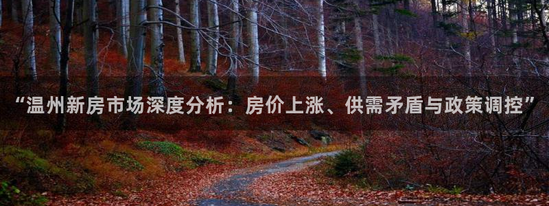 风暴娱乐5O6917：“温州新房市场深度分析：房价上涨、供需