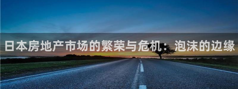 风暴数字娱乐：日本房地产市场的繁荣与危机：泡沫的边缘